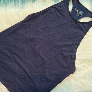 Zyia Active Navy Double Racer Tank